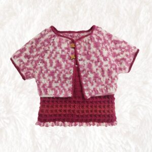 Handmade Baby Rosebud Sweater